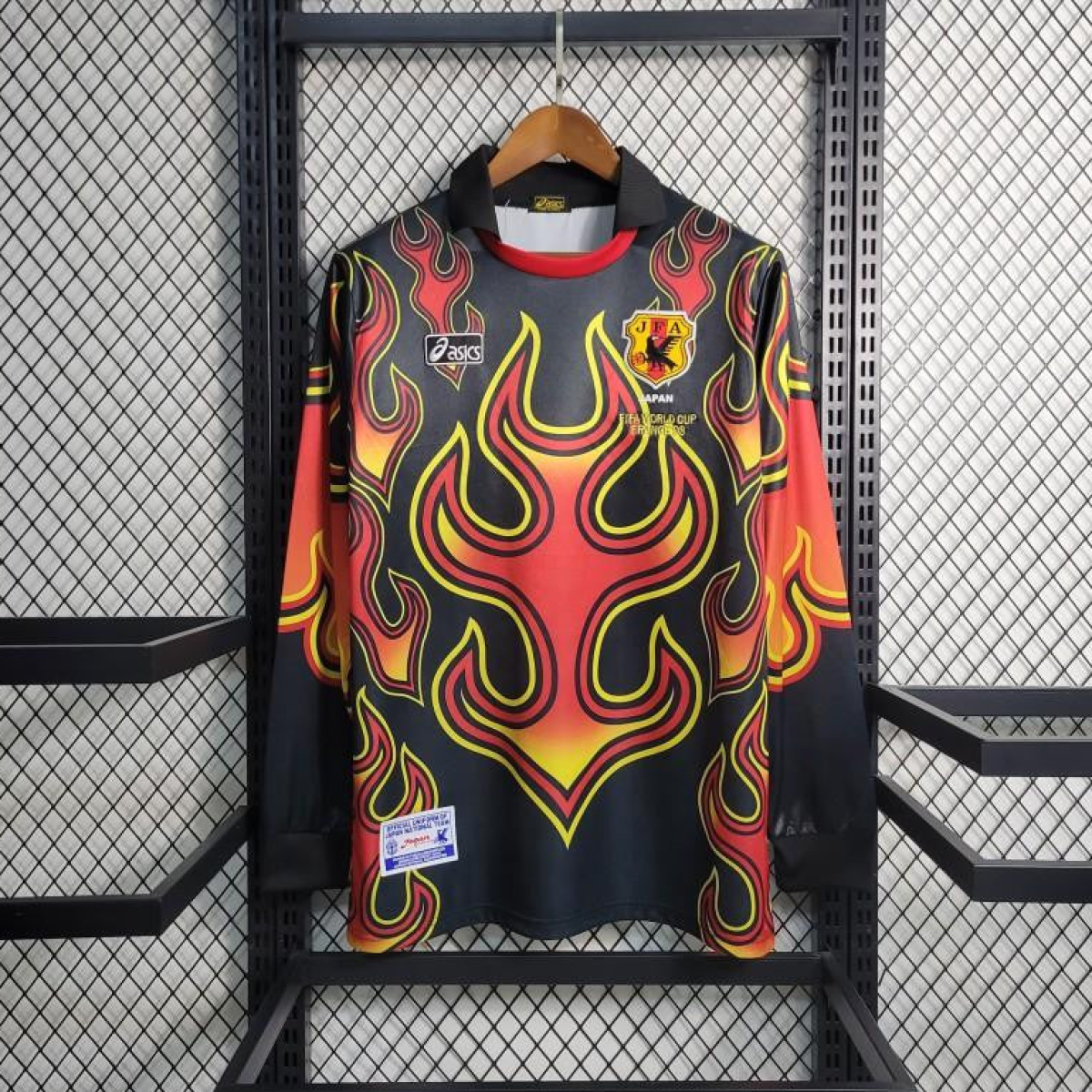 Retro 1998 Japan Goalkeeper Red Flame Jersey