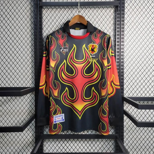 Retro 1998 Japan Goalkeeper Red Flame Jersey