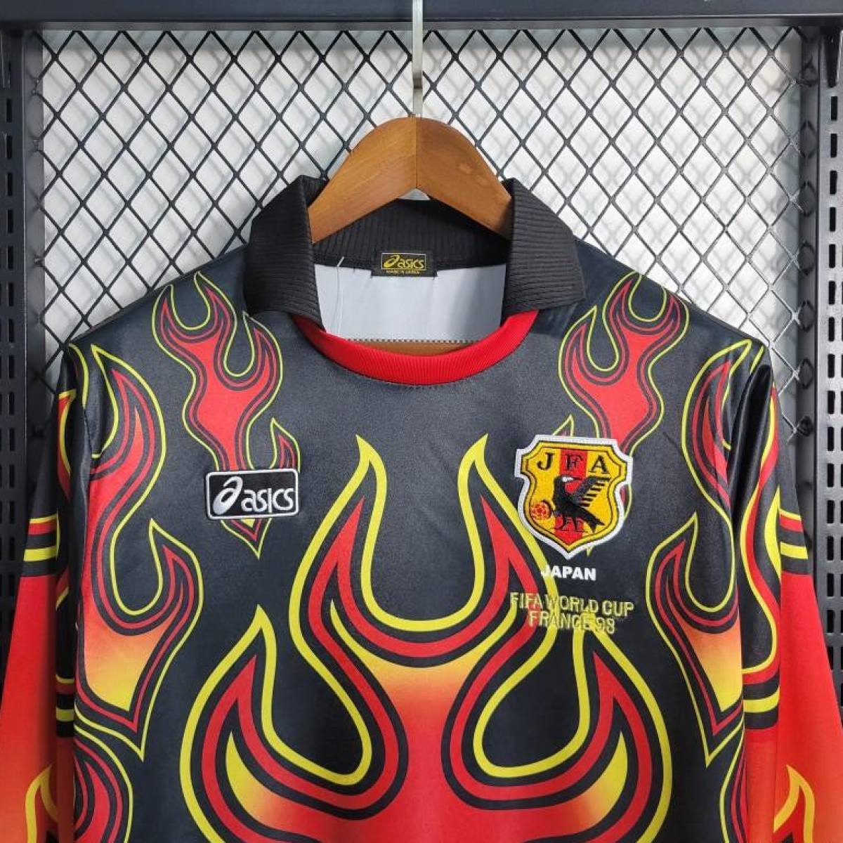 Retro 1998 Japan Goalkeeper Red Flame Jersey