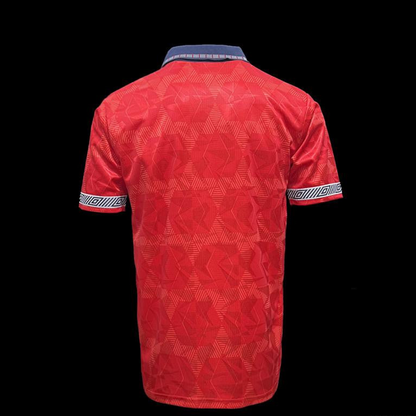 Retro 1990 England Red