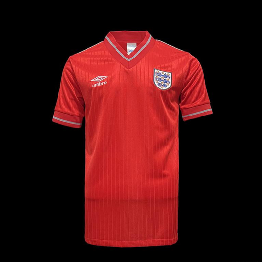 Retro 84/87 England Away Soccer Jersey