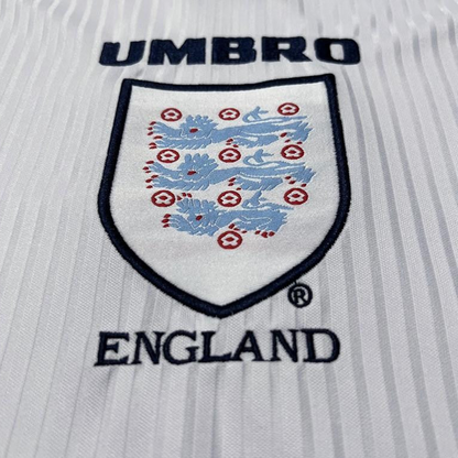 Retro 1998 England Home Soccer Jersey