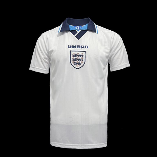 Retro 1996 England Home Soccer Jersey