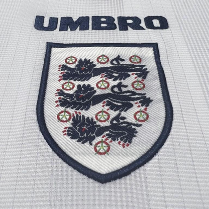 Retro 1996 England Home Soccer Jersey