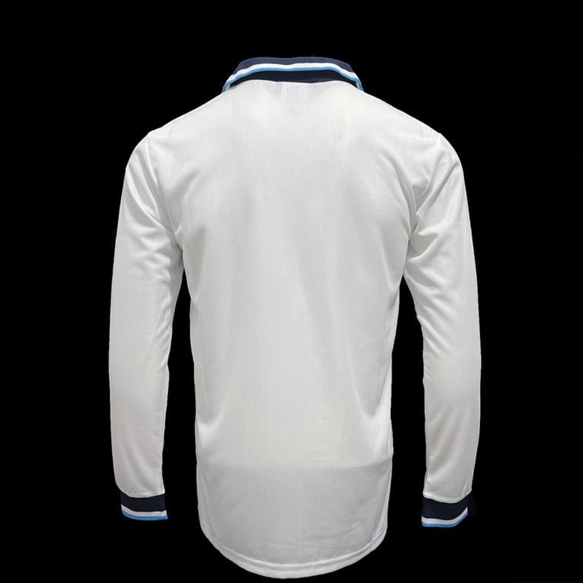 Long Sleeve Retro 1996 England Home Soccer Jersey
