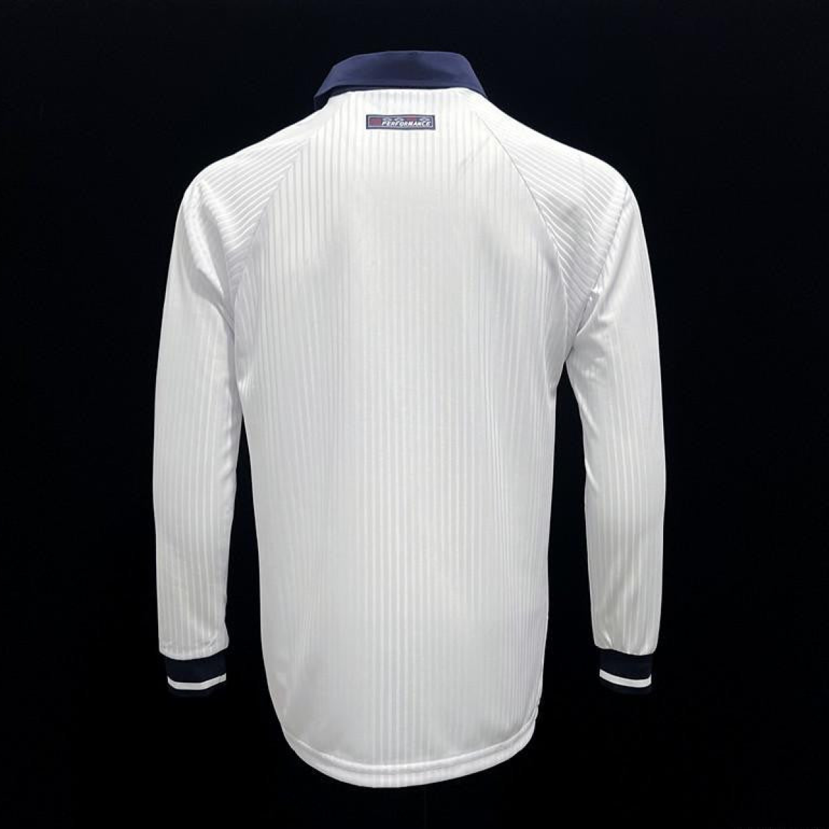 Long Sleeve Retro 1998 England Home Soccer Jersey