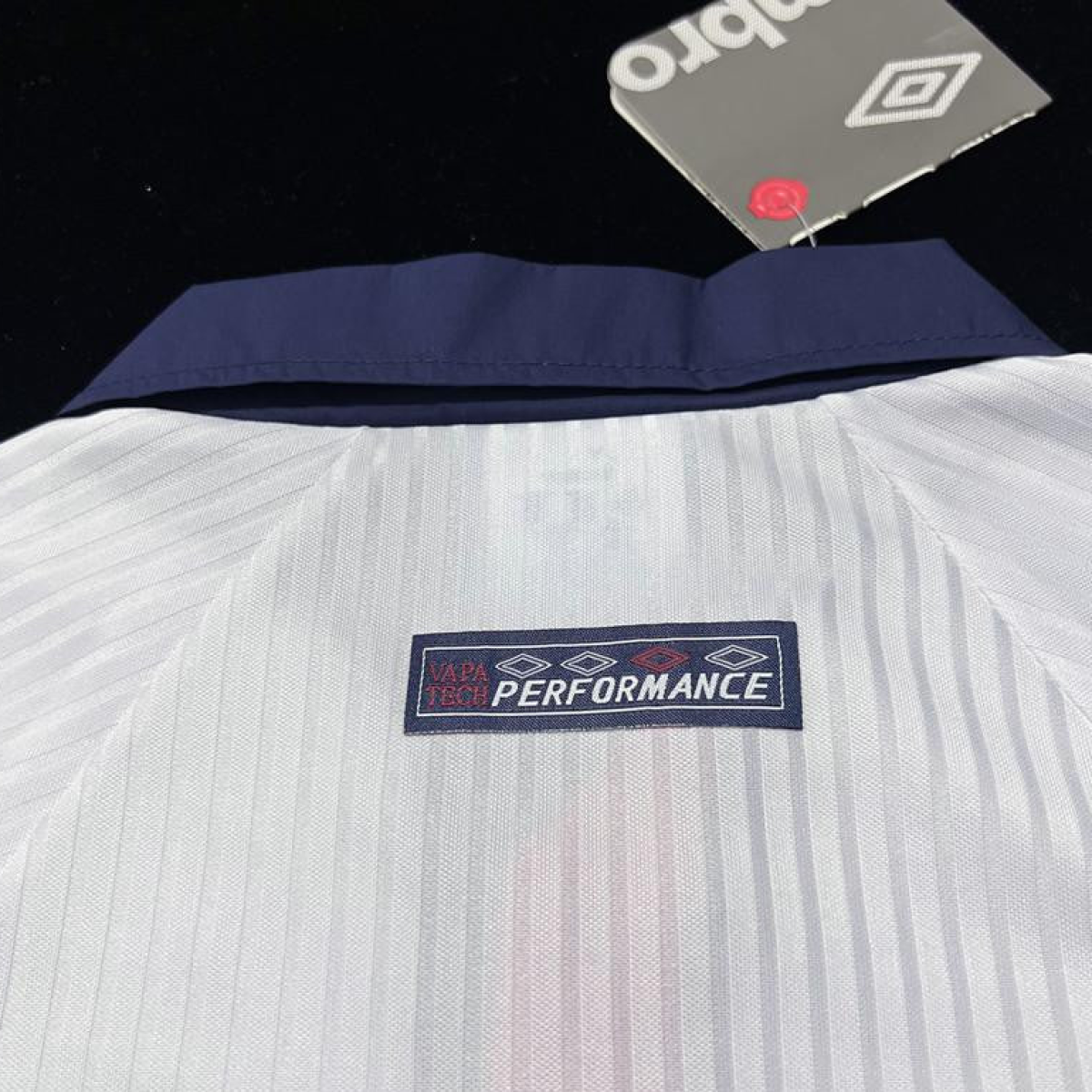 Long Sleeve Retro 1998 England Home Soccer Jersey