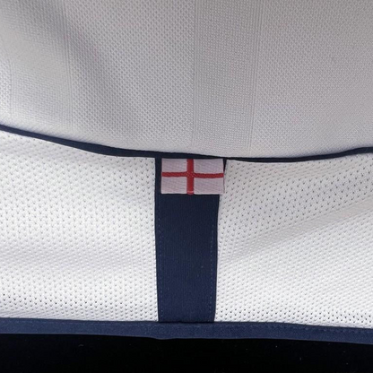 Long Sleeve Retro 2002 England Home Soccer Jersey