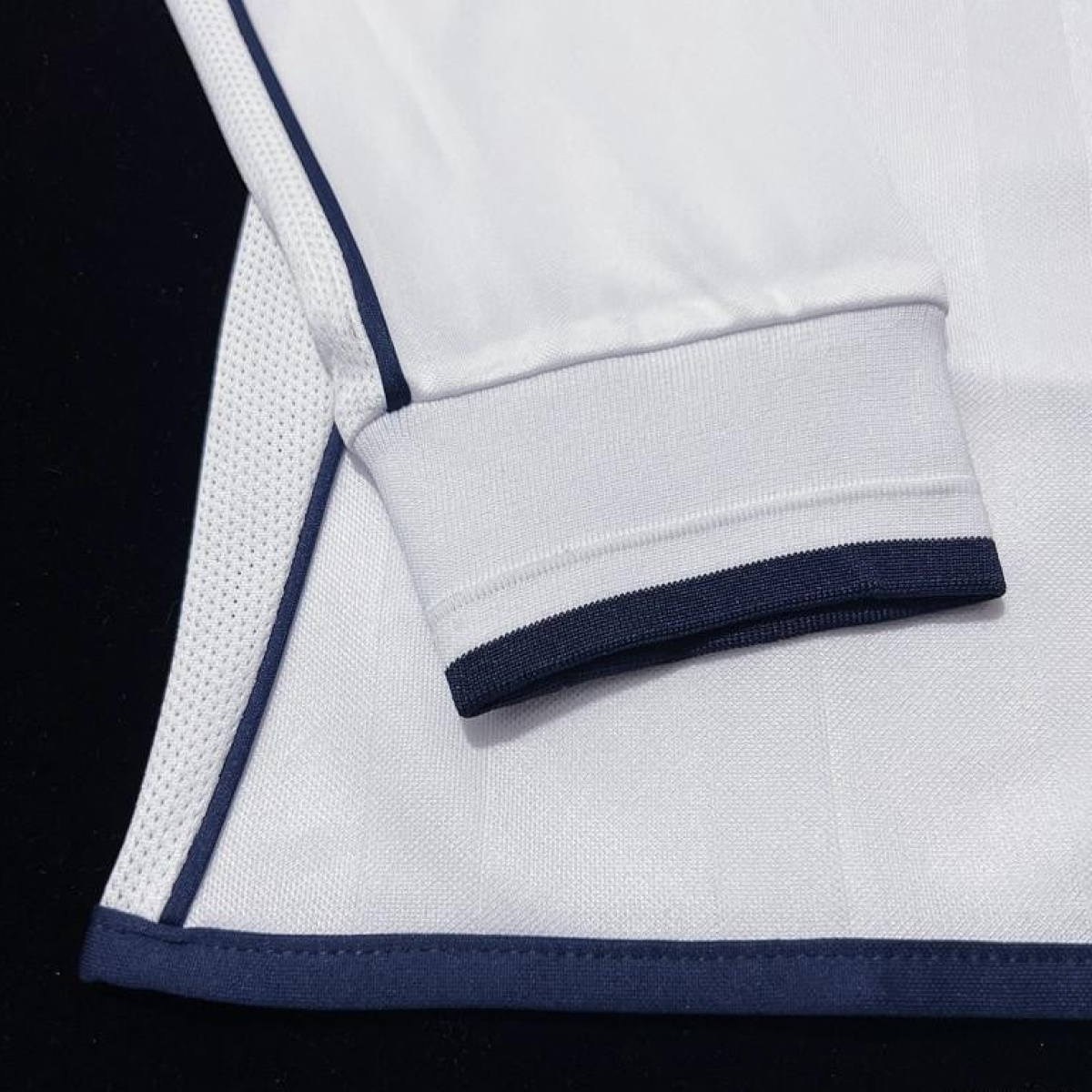 Long Sleeve Retro 2002 England Home Soccer Jersey
