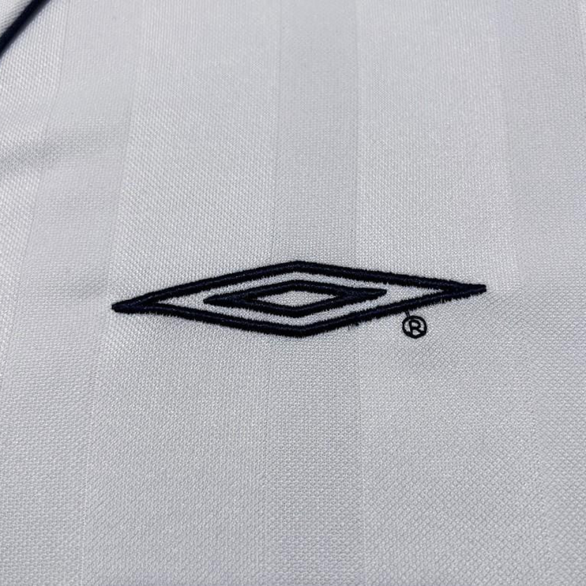 Long Sleeve Retro 2002 England Home Soccer Jersey