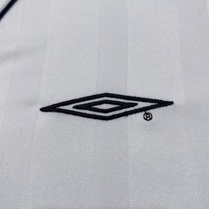 Long Sleeve Retro 2002 England Home Soccer Jersey