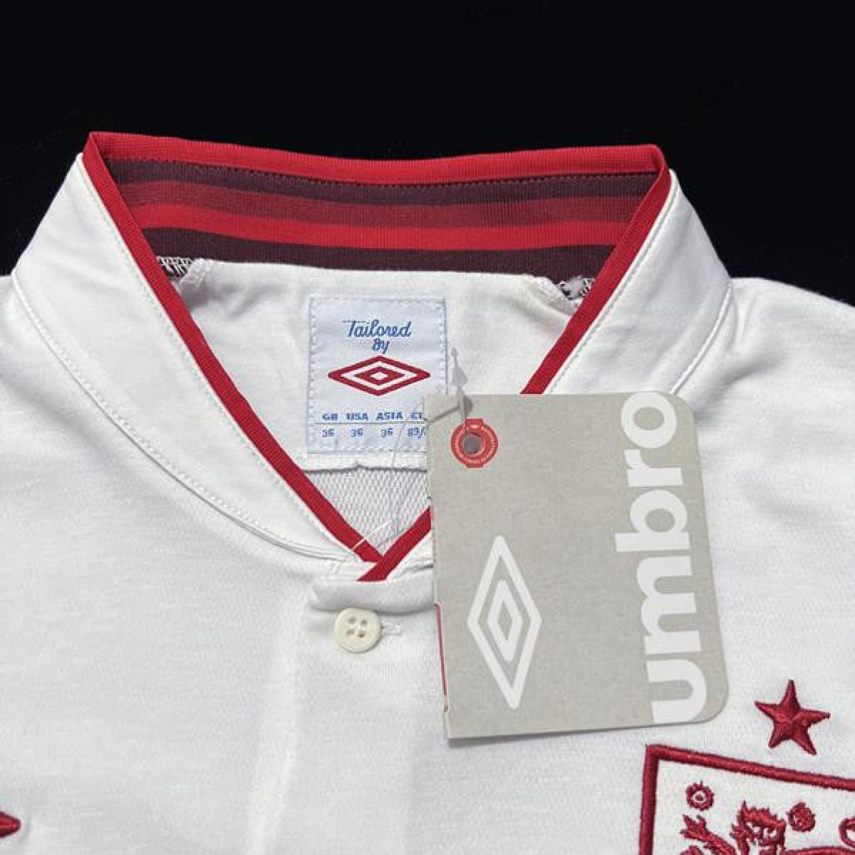 Retro 2012 England Home Soccer Jersey