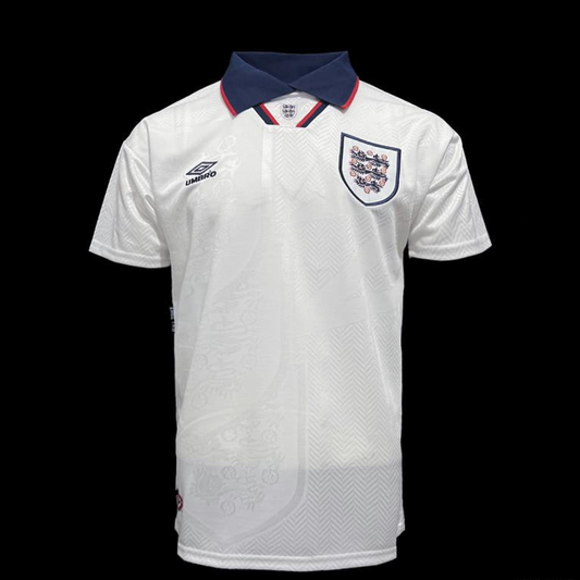 Retro 94/95 England At Home Soccer Jersey