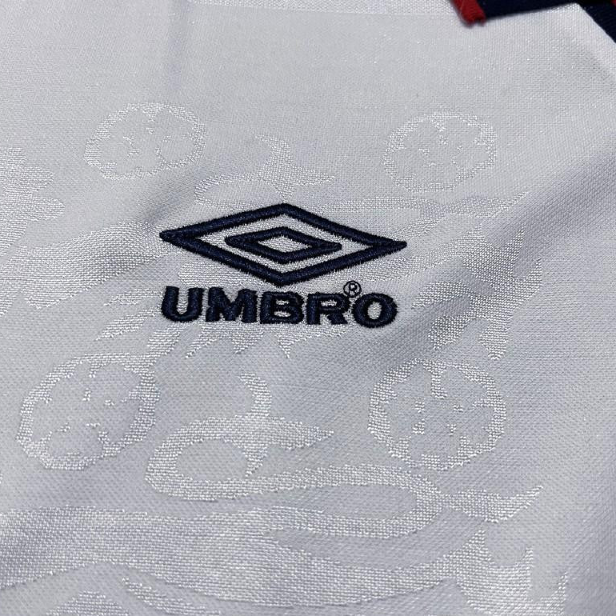 Retro 94/95 England At Home Soccer Jersey