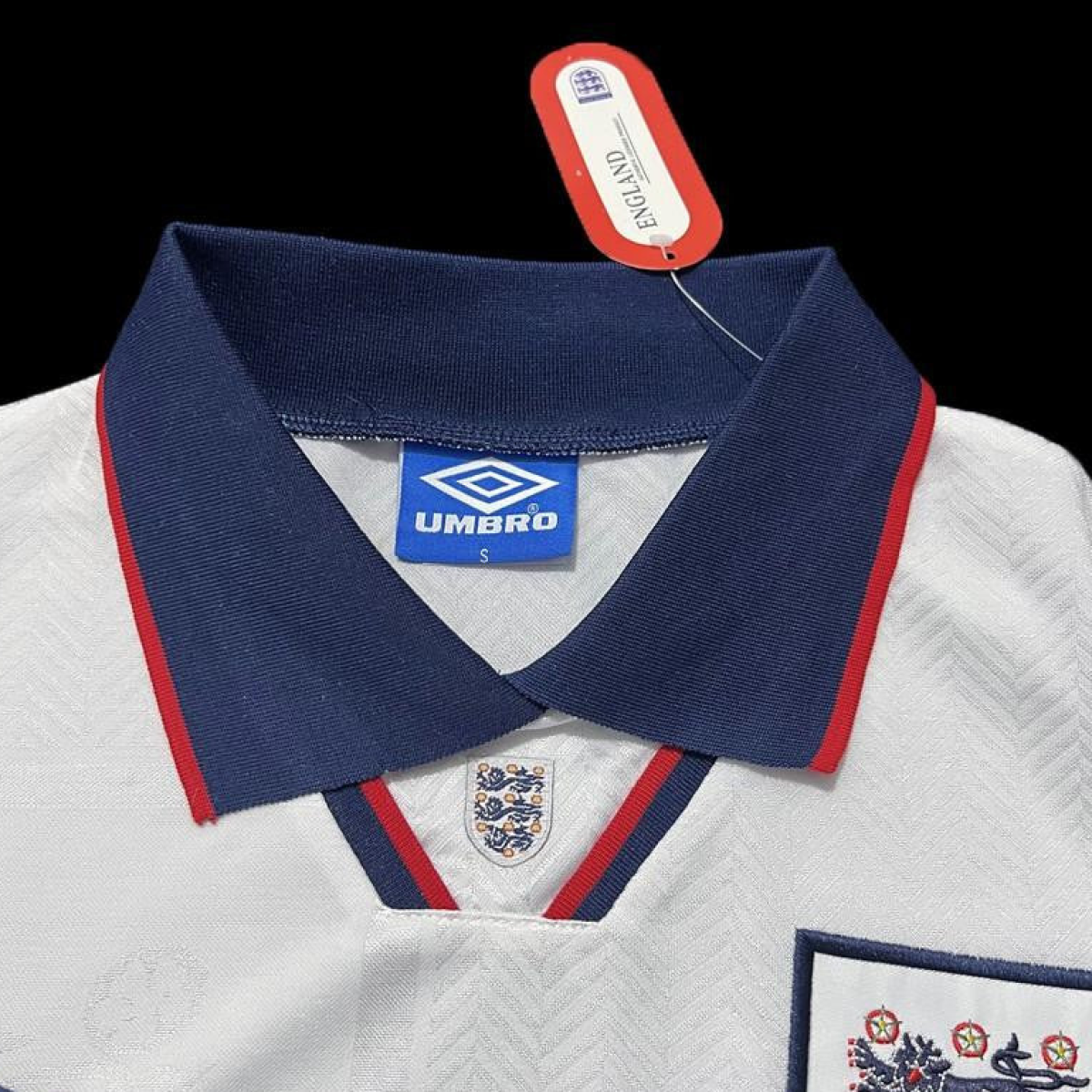 Retro 94/95 England At Home Soccer Jersey