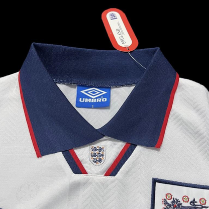 Retro 94/95 England At Home Soccer Jersey