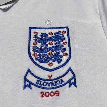 Retro 2010 England Home Soccer Jersey