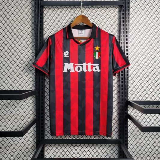 Retro 93-94 AC Milan Home Soccer Jersey