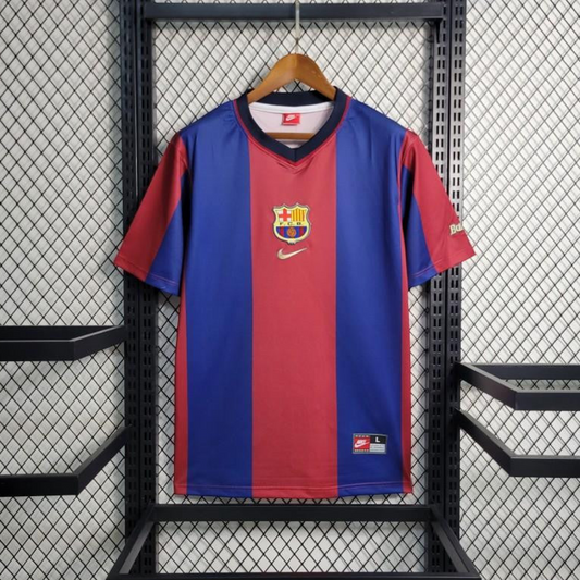Retro 98-99 Barcelona Home Soccer Jersey