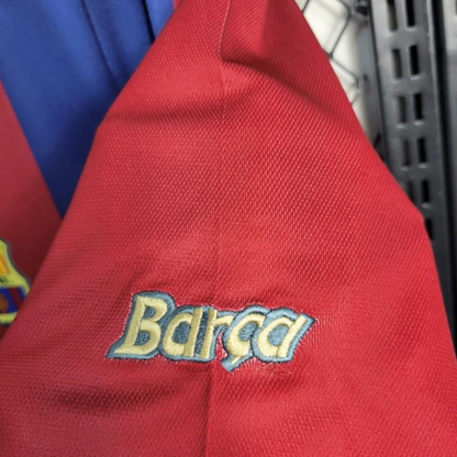 Retro 98-99 Barcelona Home Soccer Jersey