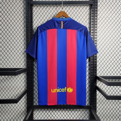 Retro 16-17 Barcelona Home Soccer Jersey