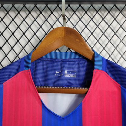 Retro 16-17 Barcelona Home Soccer Jersey