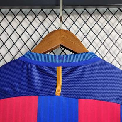 Retro 16-17 Barcelona Home Soccer Jersey