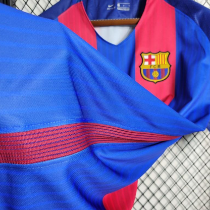 Retro 16-17 Barcelona Home Soccer Jersey