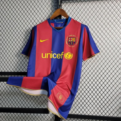 Retro 07-08 Barcelona Home Soccer Jersey