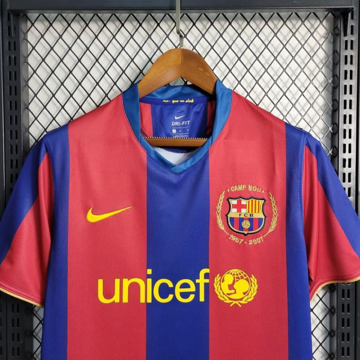 Retro 07-08 Barcelona Home Soccer Jersey
