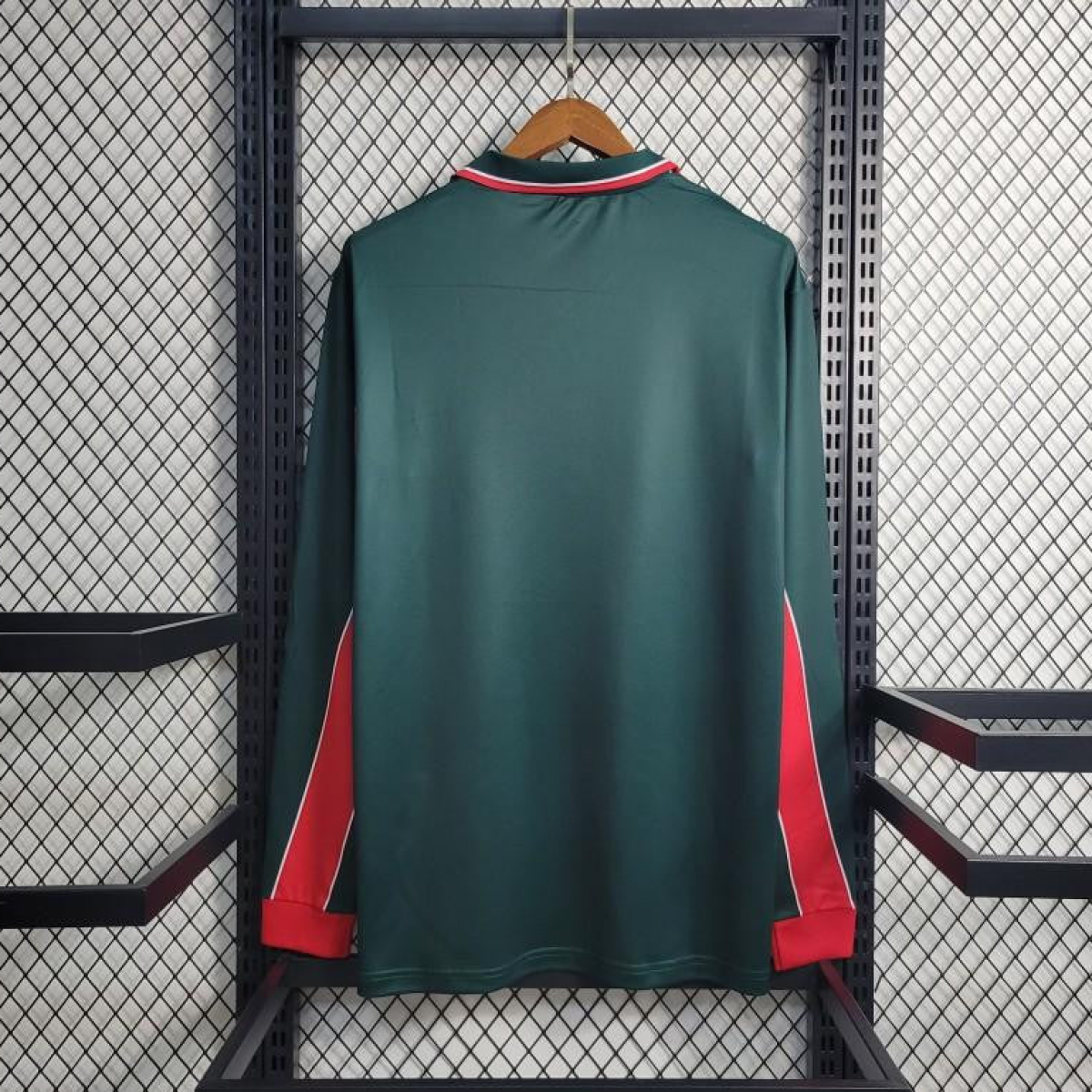 Retro Long Sleeve 1998 Morocco Home Soccer Jersey