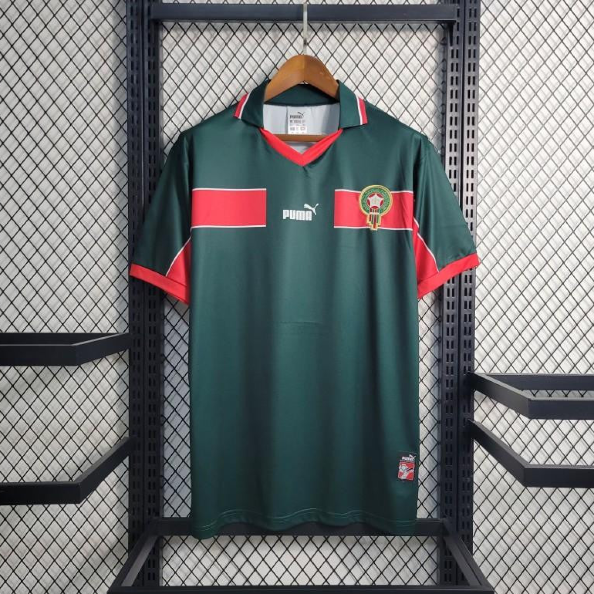 Retro 1998 Morocco Home Soccer Jersey