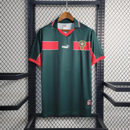 Retro 1998 Morocco Home Soccer Jersey