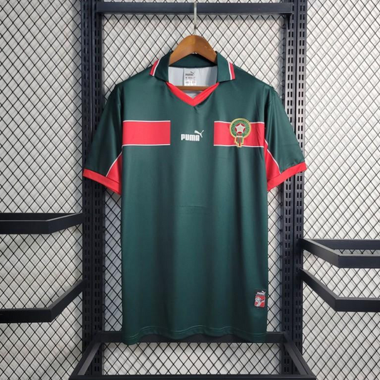 Retro 1998 Morocco Home Soccer Jersey