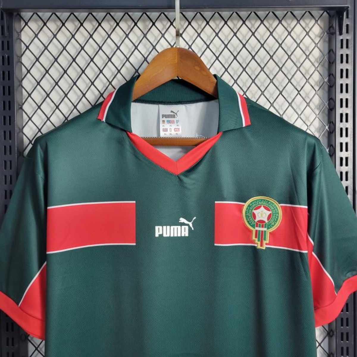 Retro 1998 Morocco Home Soccer Jersey