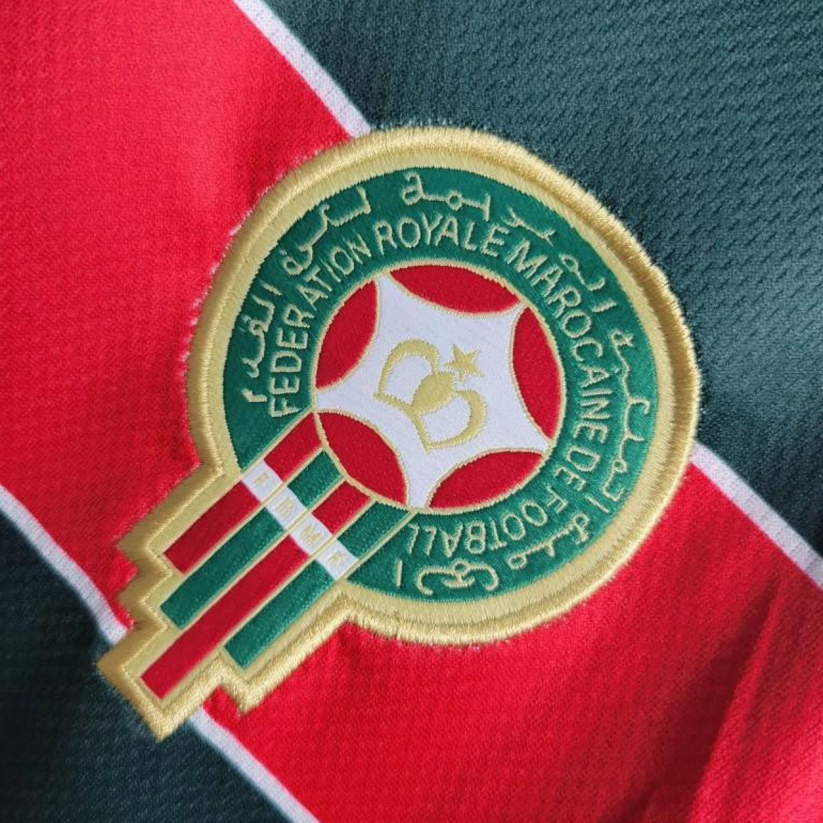 Retro 1998 Morocco Home Soccer Jersey