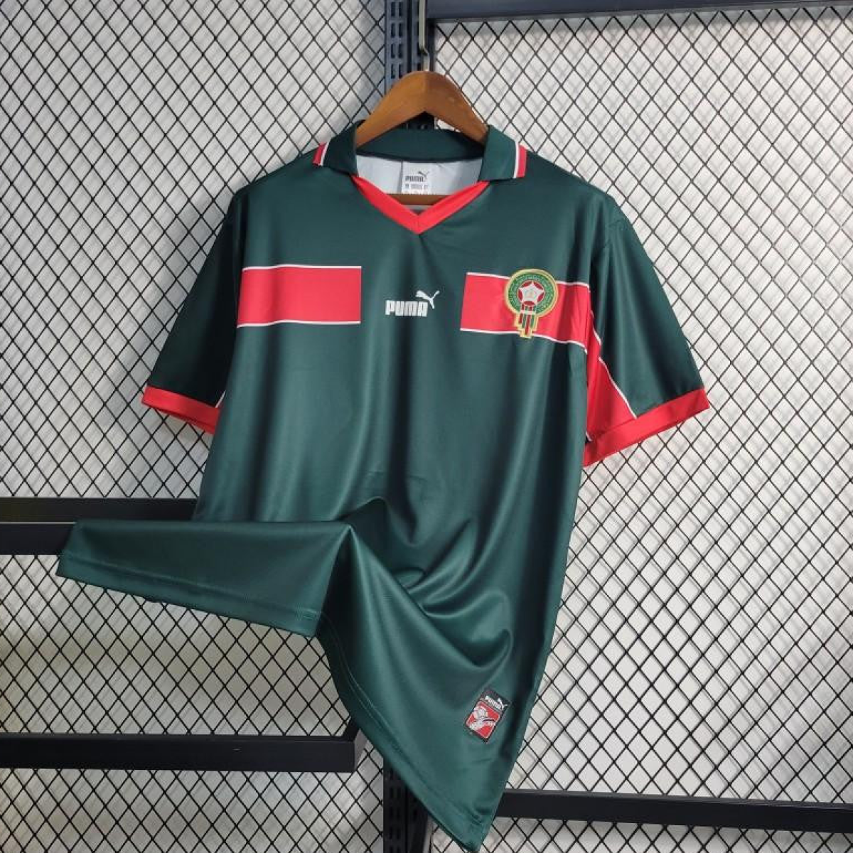 Retro 1998 Morocco Home Soccer Jersey