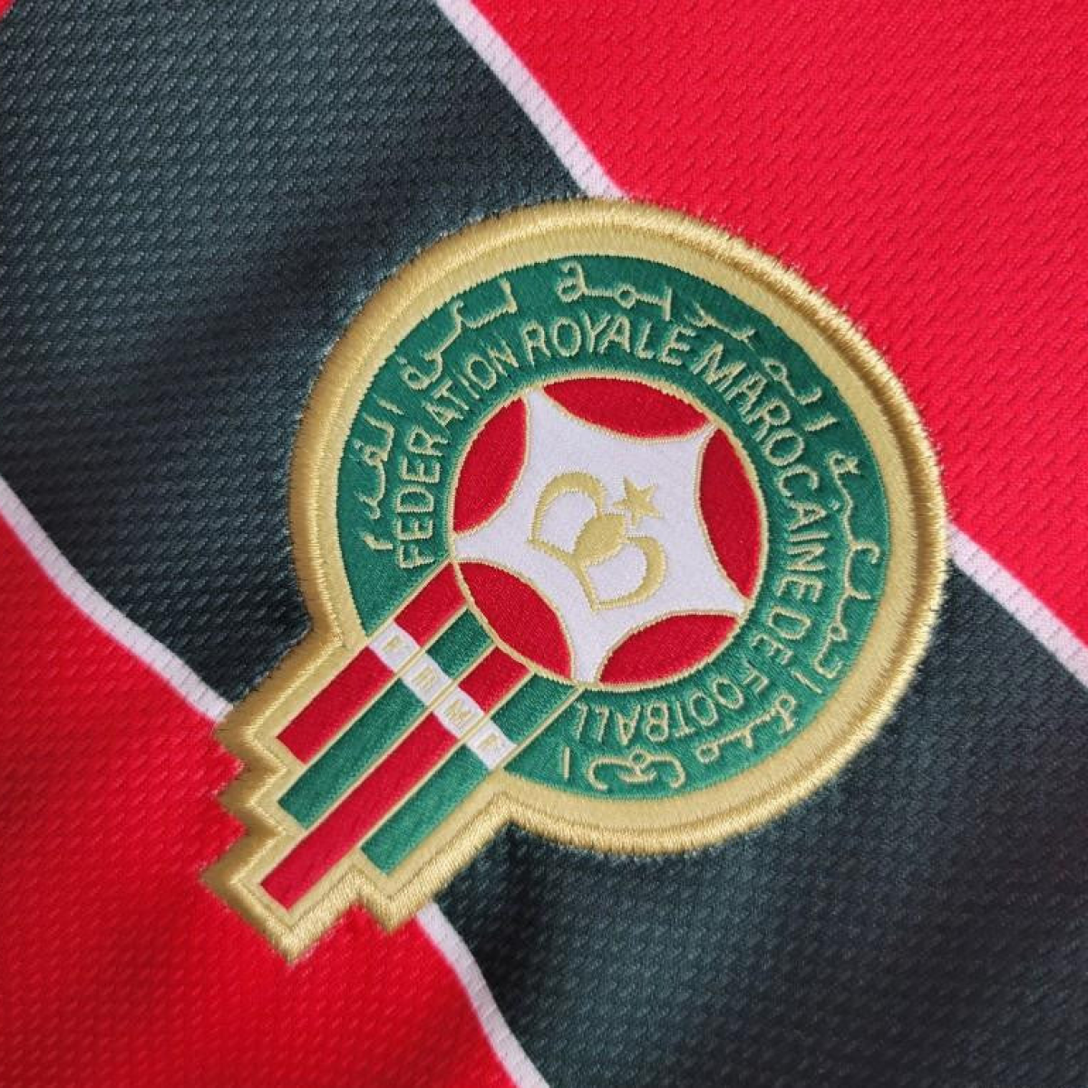 Retro Long-sleeved 1998 Morocco Third Red Jersey