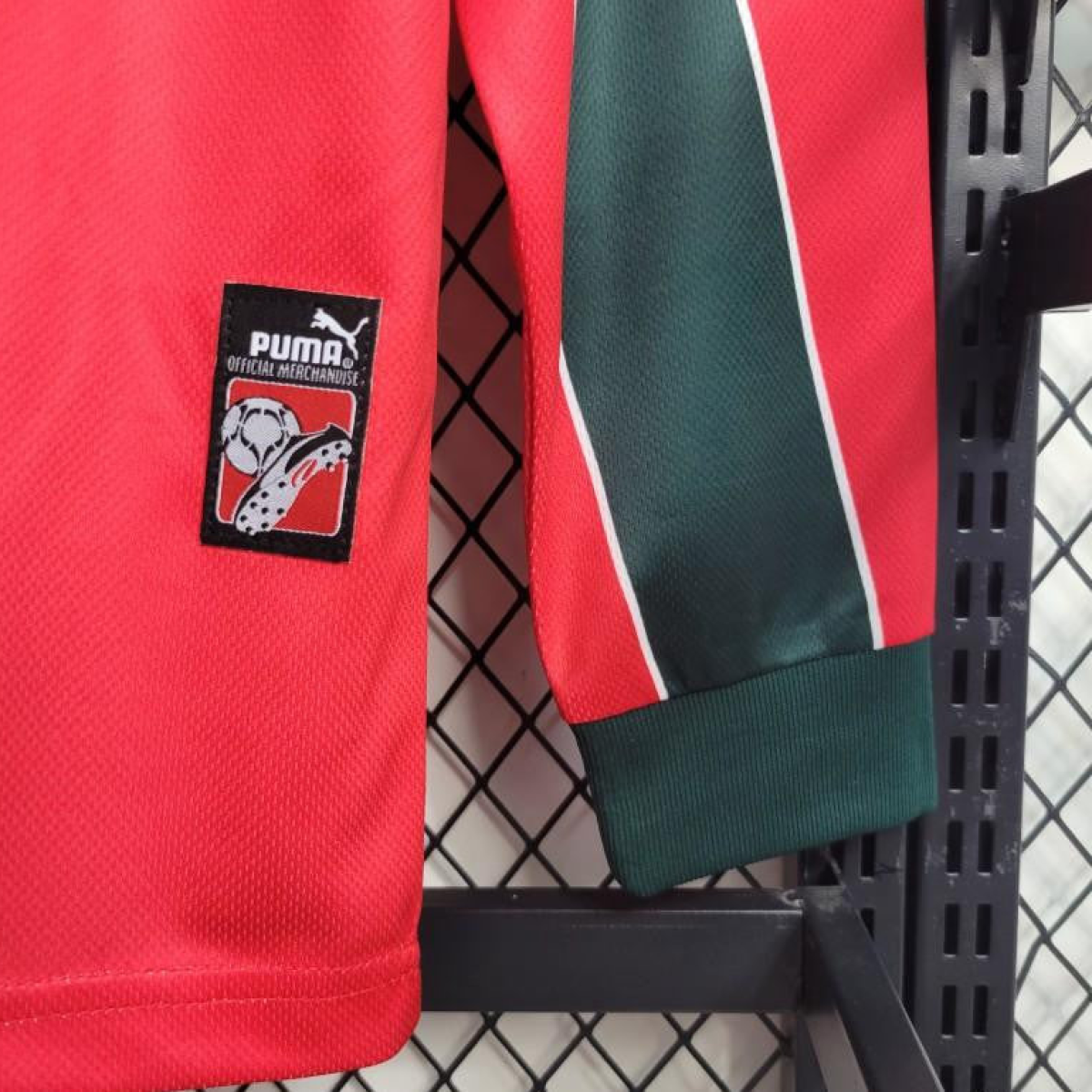 Retro Long-sleeved 1998 Morocco Third Red Jersey