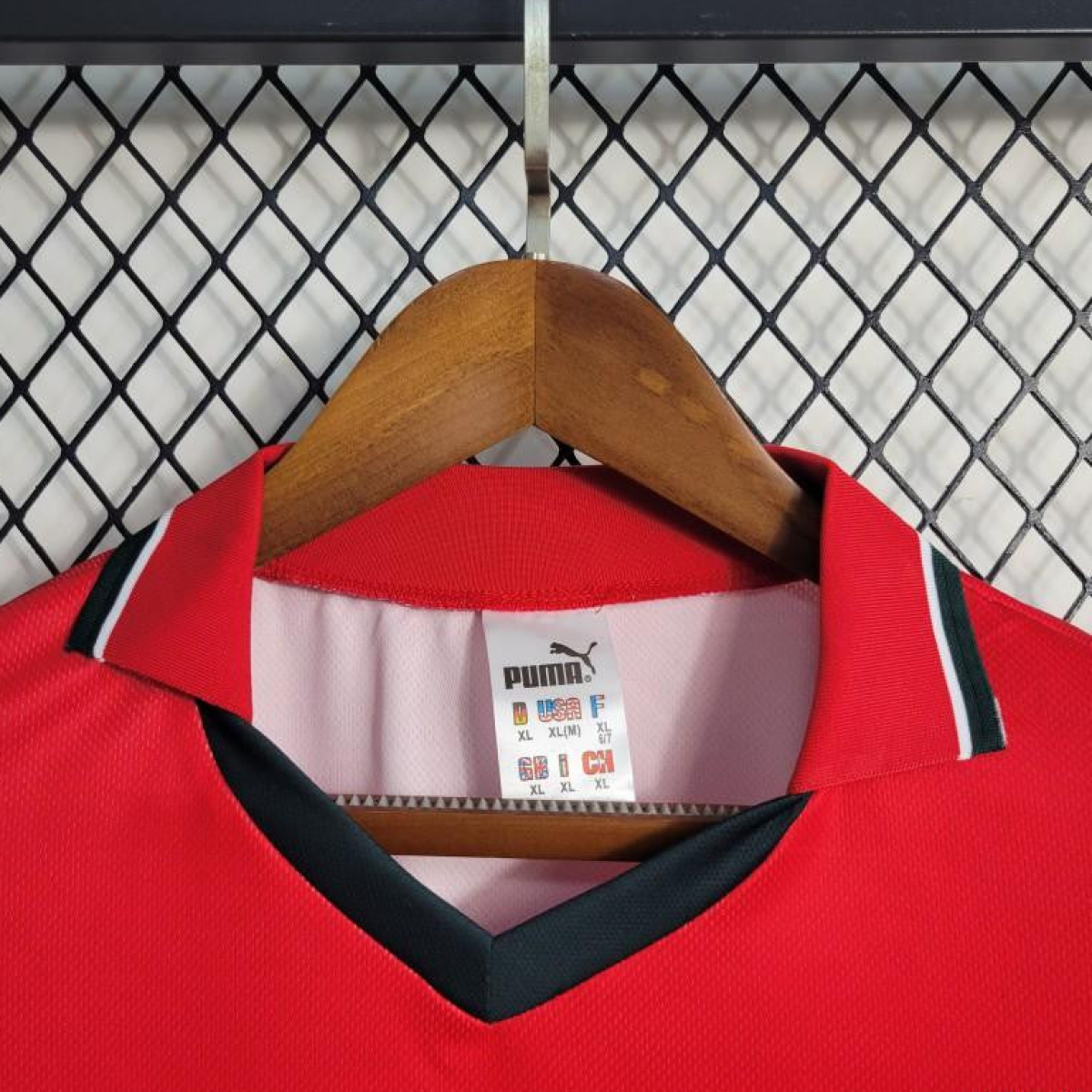 Retro Long-sleeved 1998 Morocco Third Red Jersey