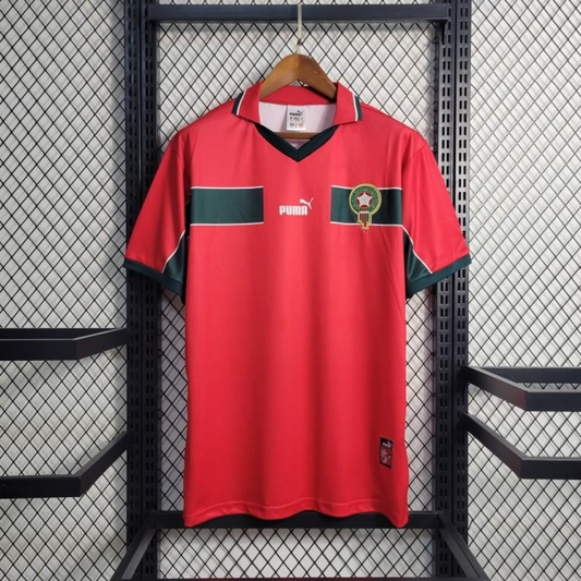 Retro 1998 Morocco Third Red Jersey
