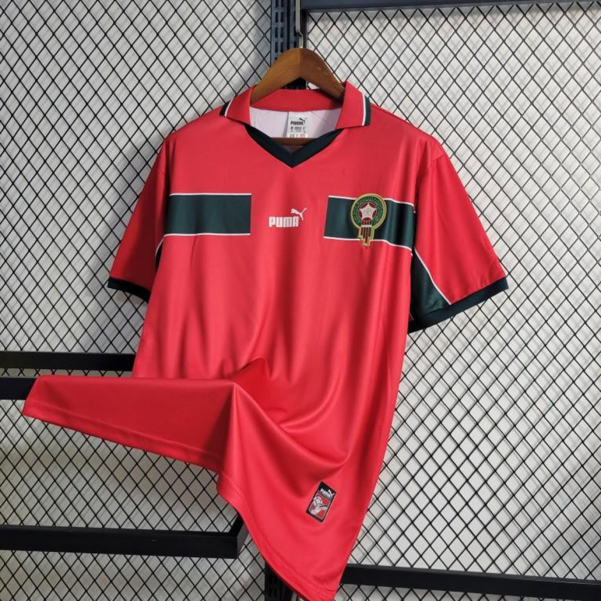 Retro 1998 Morocco Third Red Jersey