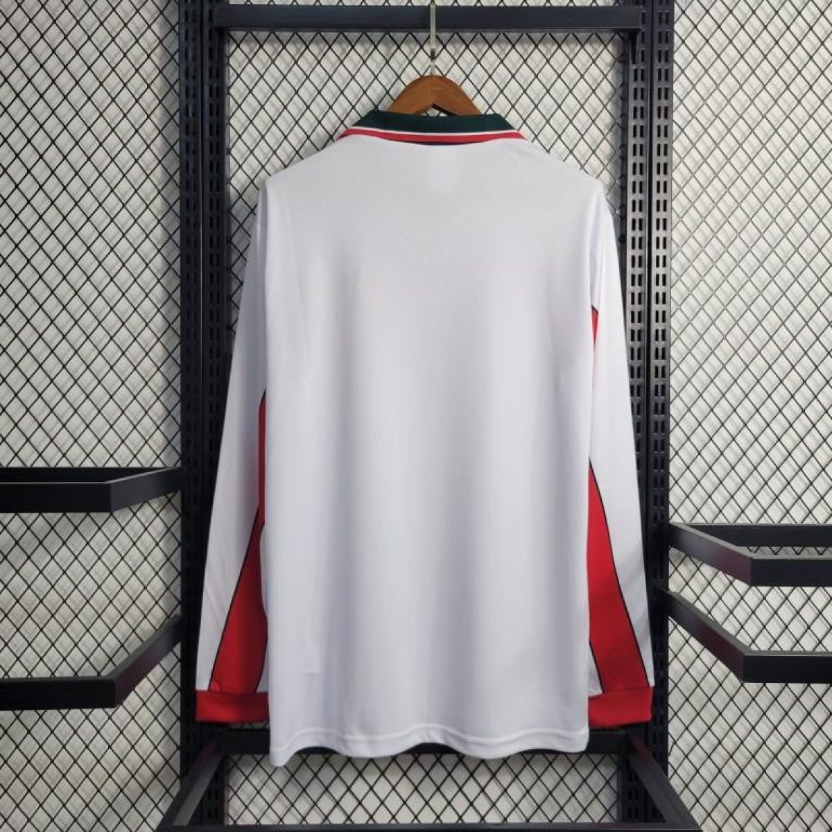 Retro Long Sleeve 1998 Morocco Away Soccer Jersey