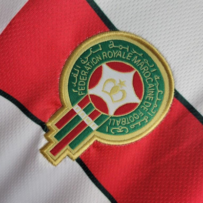 Retro Long Sleeve 1998 Morocco Away Soccer Jersey