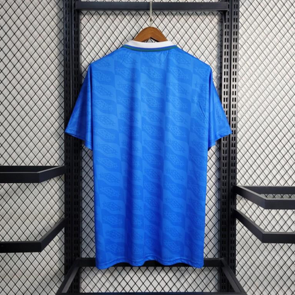 Retro 1992 Brazil Away Blue Jersey