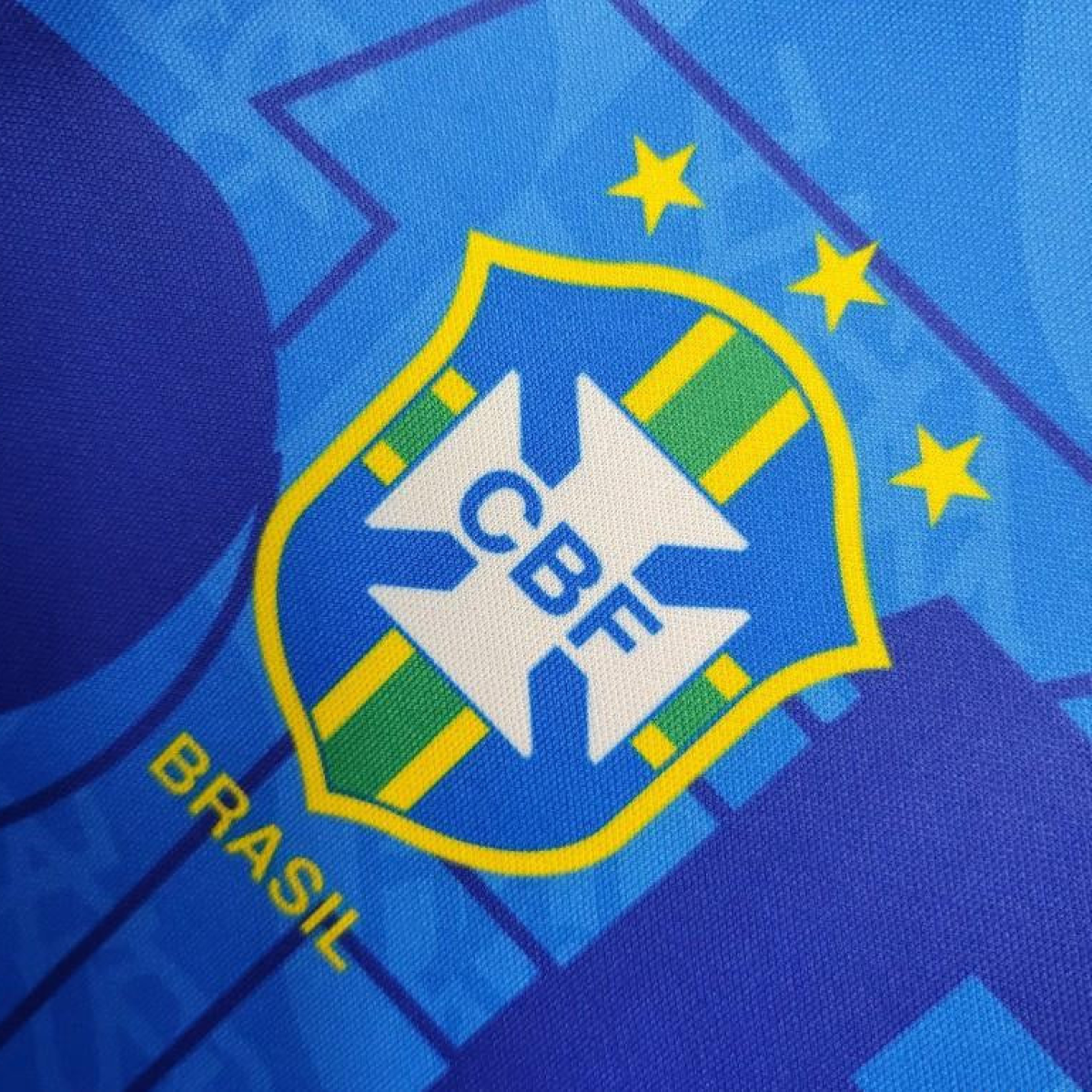 Retro 1992 Brazil Away Blue Jersey