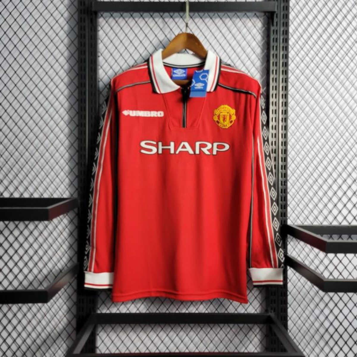 Retro Long Sleeve 98/99 Manchester United Home Jersey