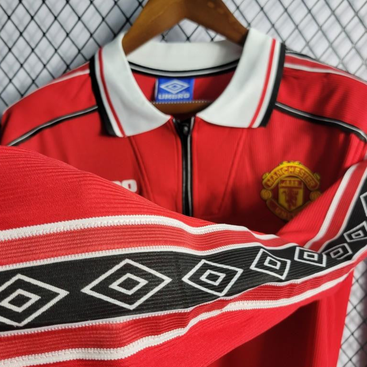 Retro Long Sleeve 98/99 Manchester United Home Jersey