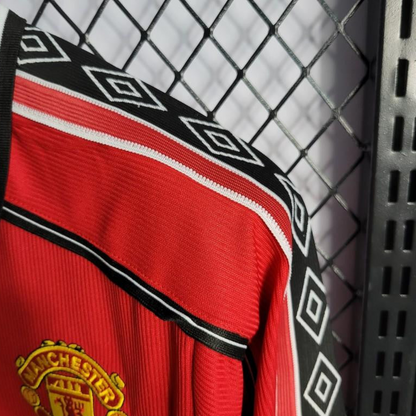 Retro Long Sleeve 98/99 Manchester United Home Jersey