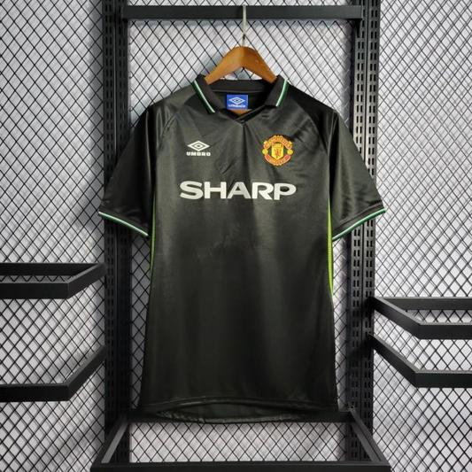 Retro 98/99 Manchester United Black Third Jersey